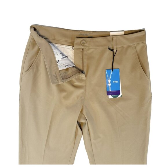 Lesmart Women Golf Pants Trouser Size 8 Khaki Straight Leg Lightweight NWT $99 - Picture 11 of 16